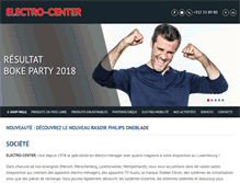Tablet Screenshot of electrocenter.lu